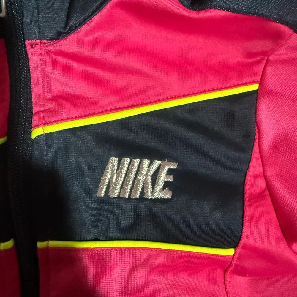 Nike Pink and Black Track Jacket - Picture 2 of 3